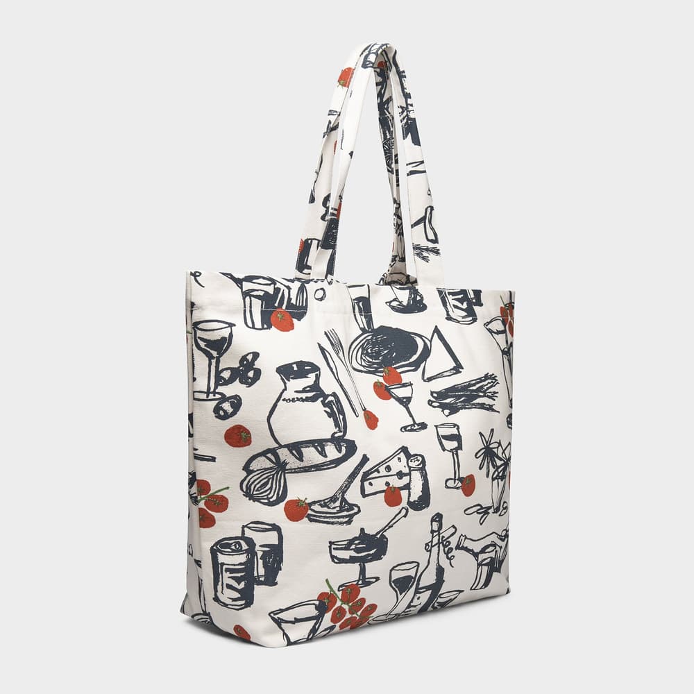 Beach Bag Sundre Dinner Time Blue