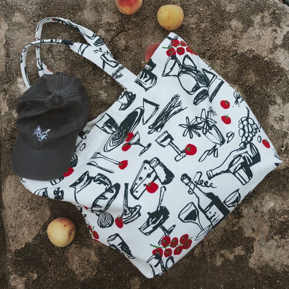 Beach Bag Sundre Dinner Time Blue