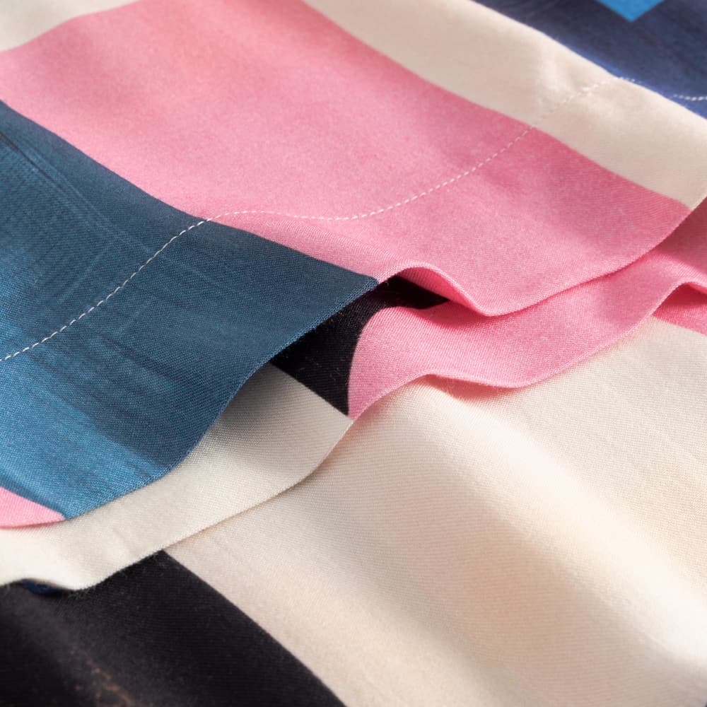 Skirt Viken Abstract Block Multi Color