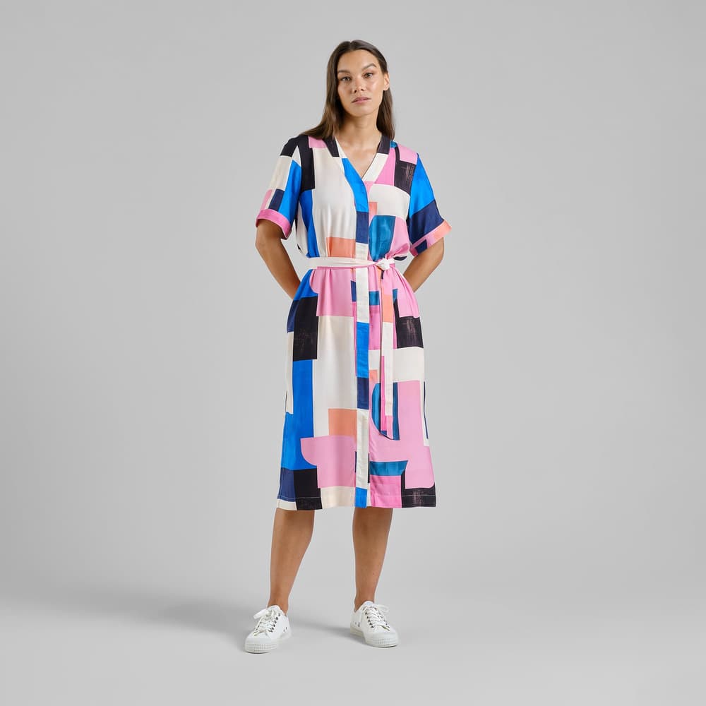 Dress Kallvik Abstract Block Multi Color