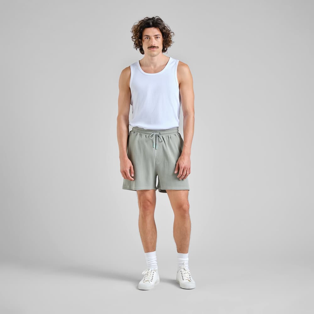 Shorts Essingen Waffle Iceberg Green