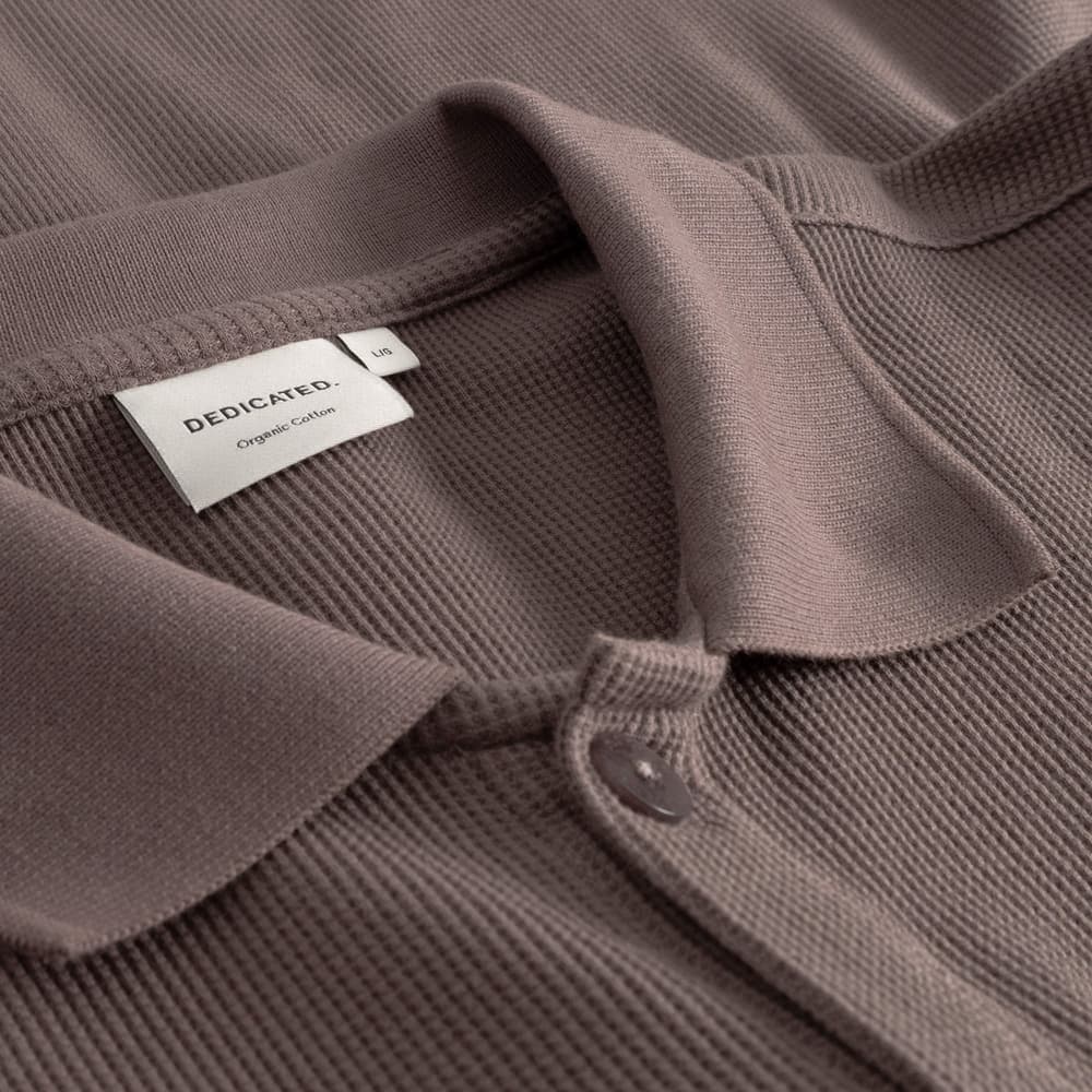 Shirt Falkvik Waffle Sparrow Brown