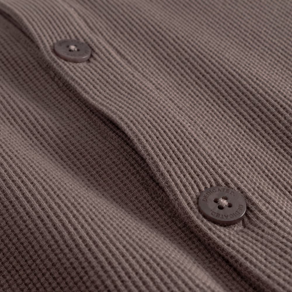 Shirt Falkvik Waffle Sparrow Brown