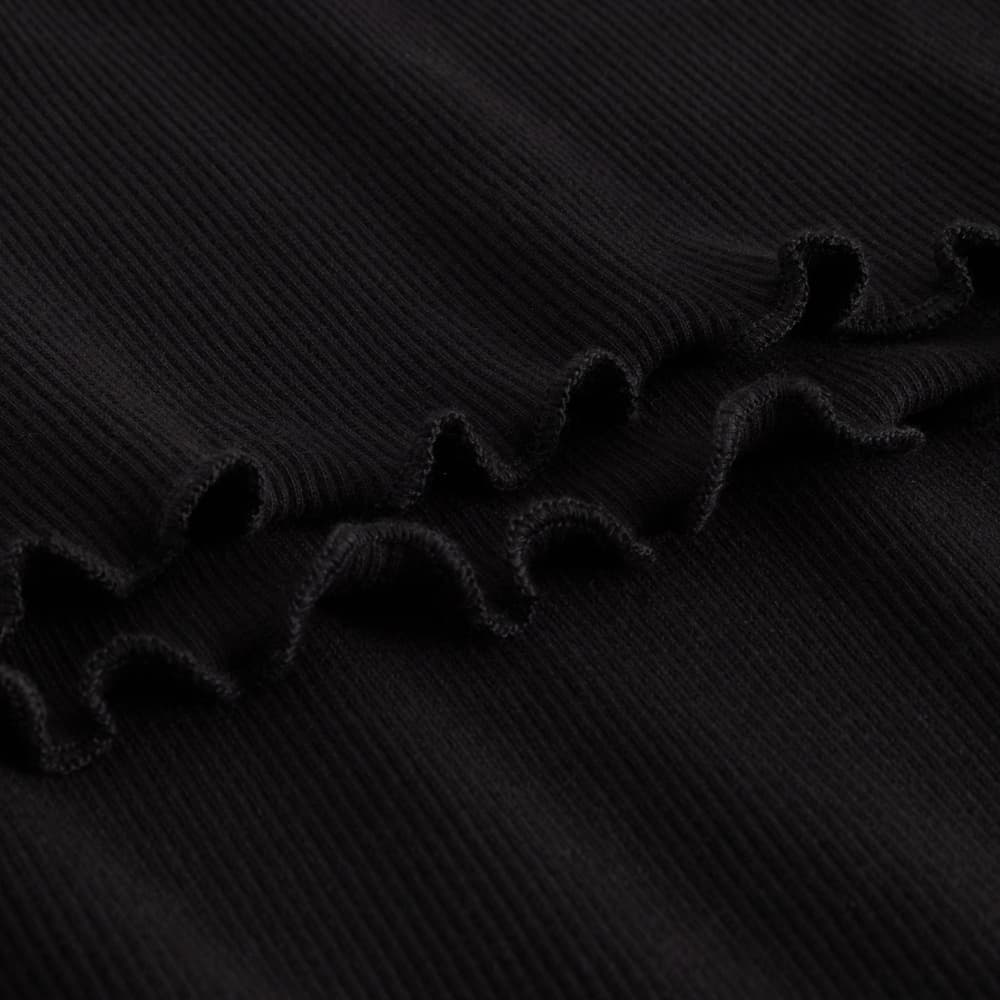 Rib Top Ven Black