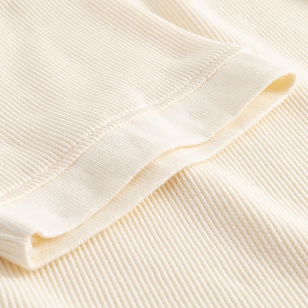 Top Nykil Waffle Off-White