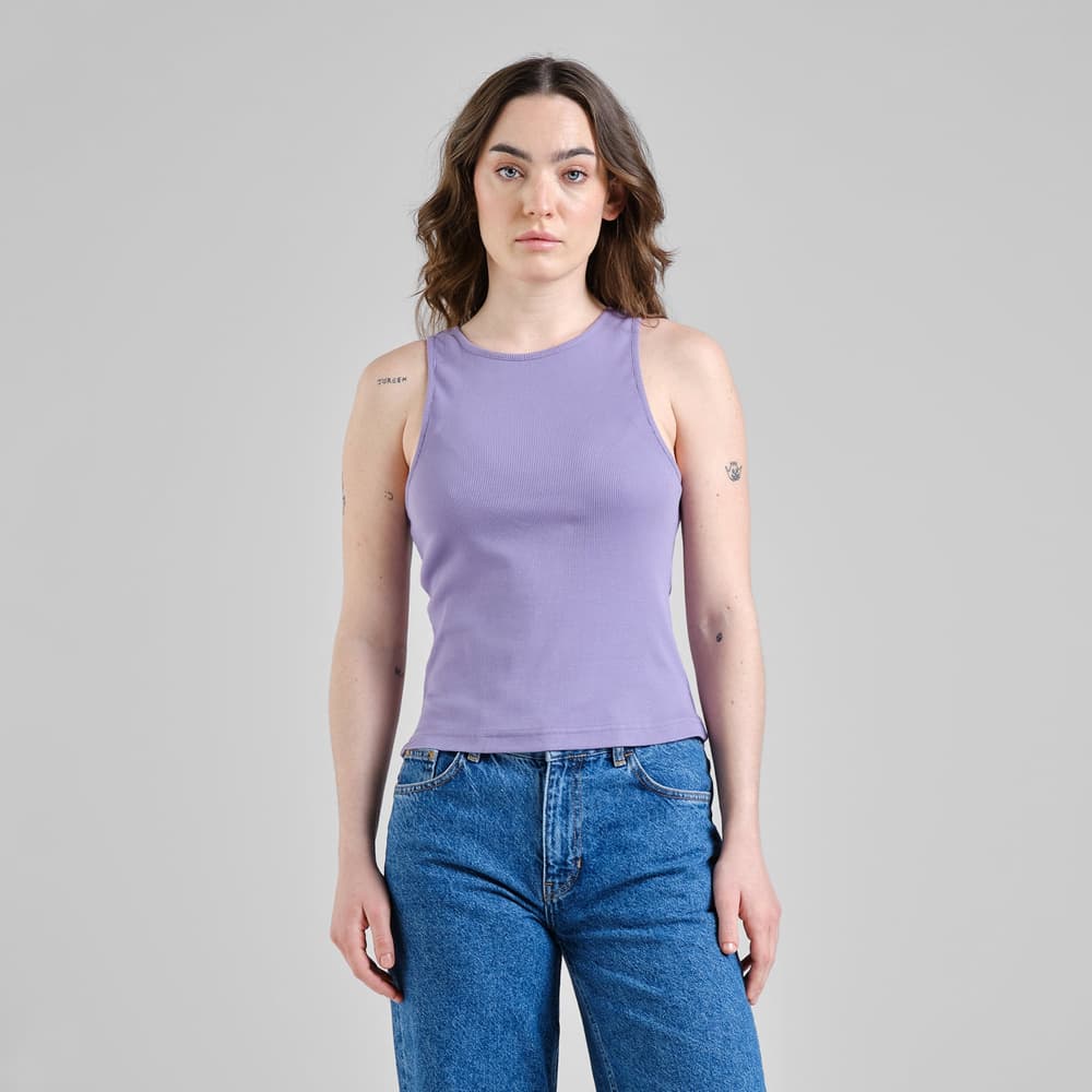 Rib Top Valdermarsvik Haze Purple