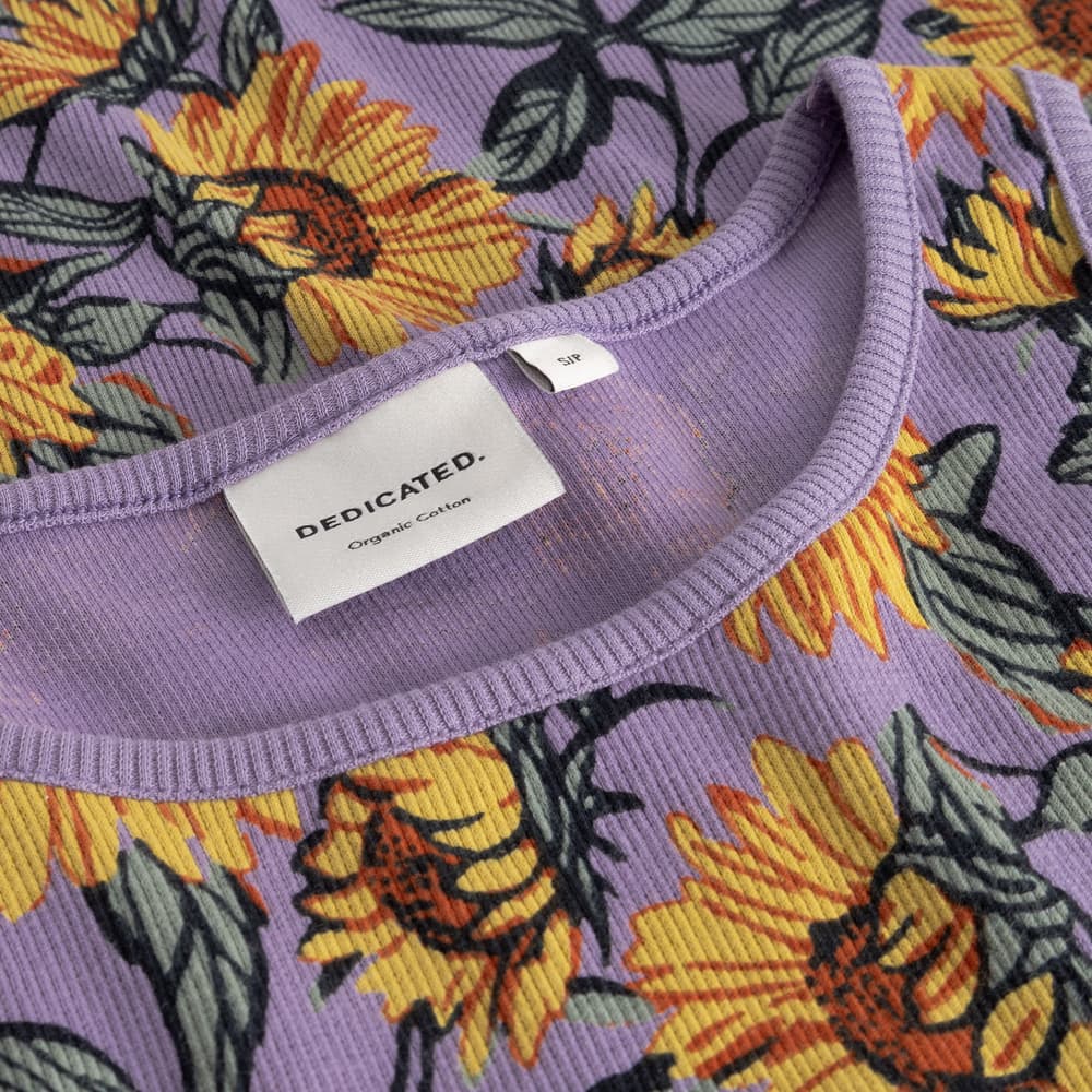 Rib Top Valdermarsvik Sunflower Haze Purple