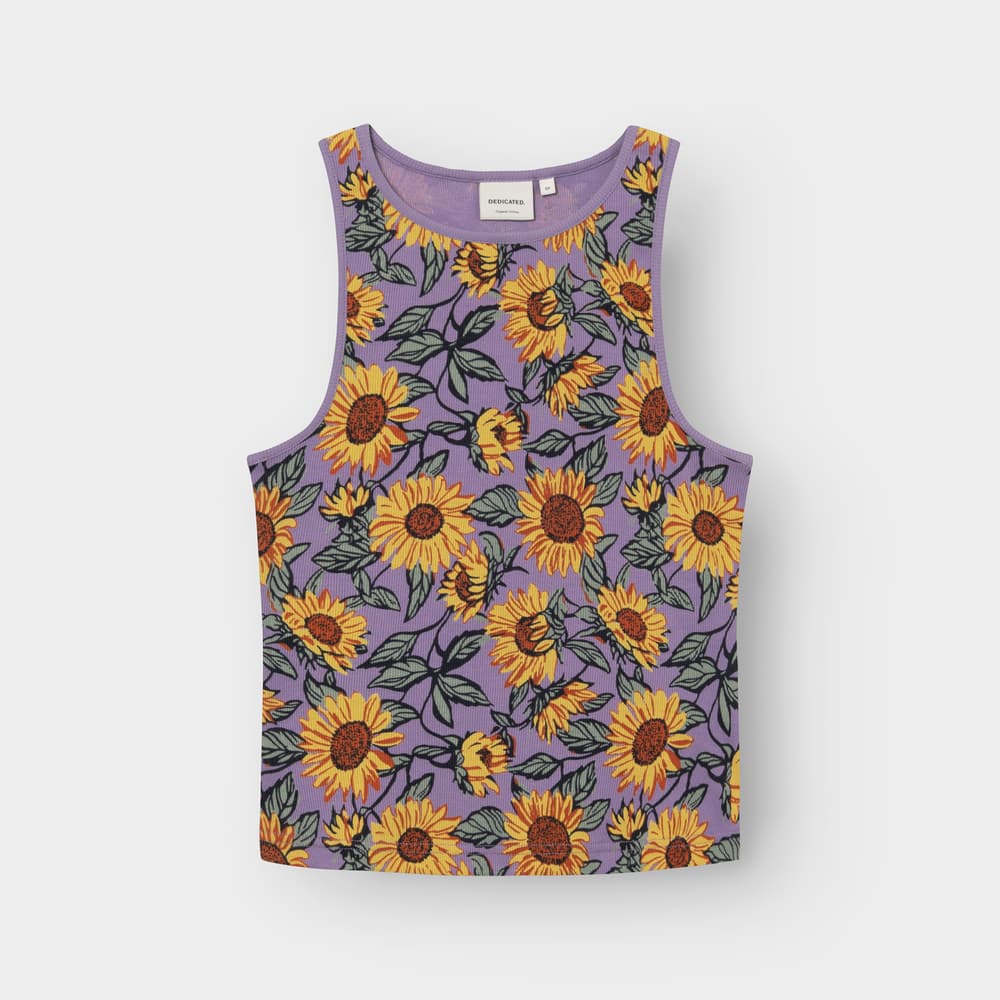 Rib Top Valdermarsvik Sunflower Haze Purple