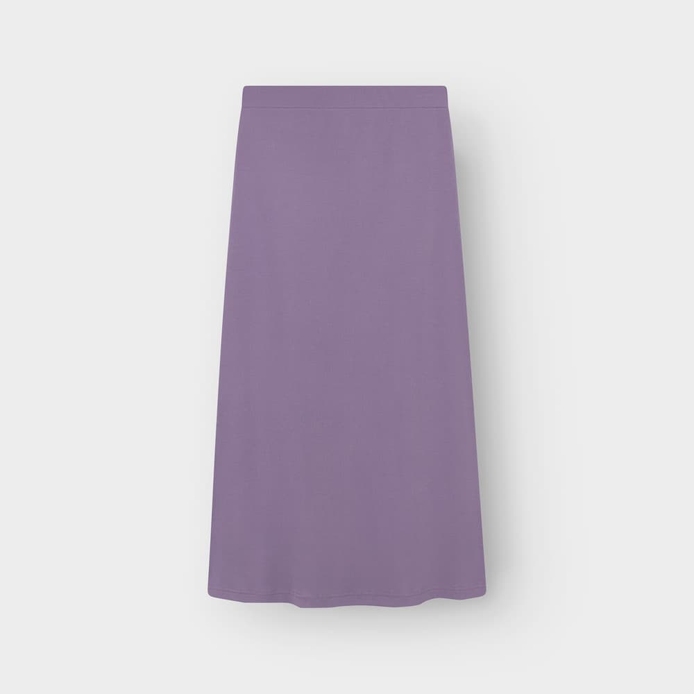Rib Skirt Kvarnvik Haze Purple