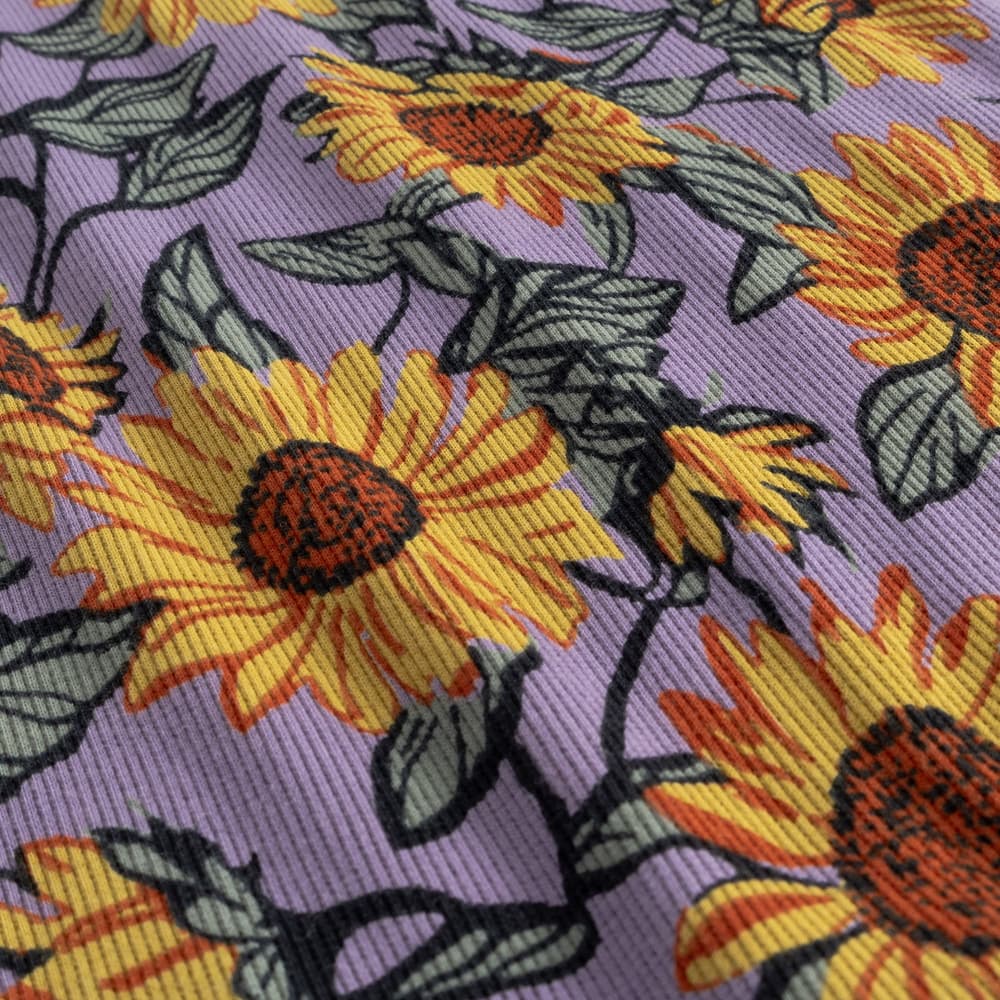 Rib Skirt Kvarnvik Sunflower Haze Purple