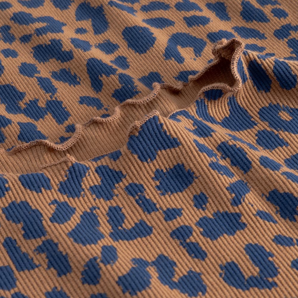 Rib Top Ryd Leopard Light Brown