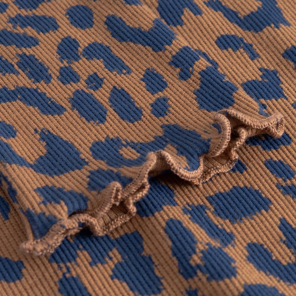 Rib Top Ryd Leopard Light Brown