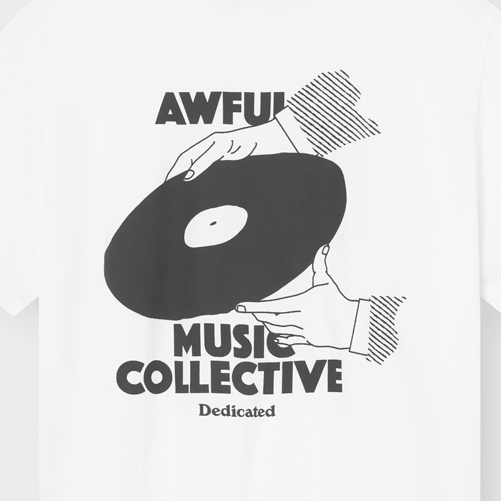 T-shirt Stockholm Awful Music White