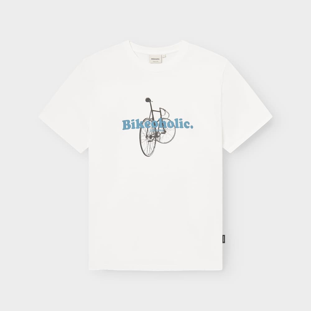 T-shirt Stockholm Bikeoholic White