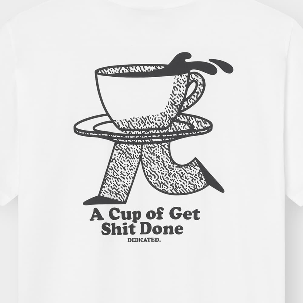 T-shirt Stockholm Coffee Runner White