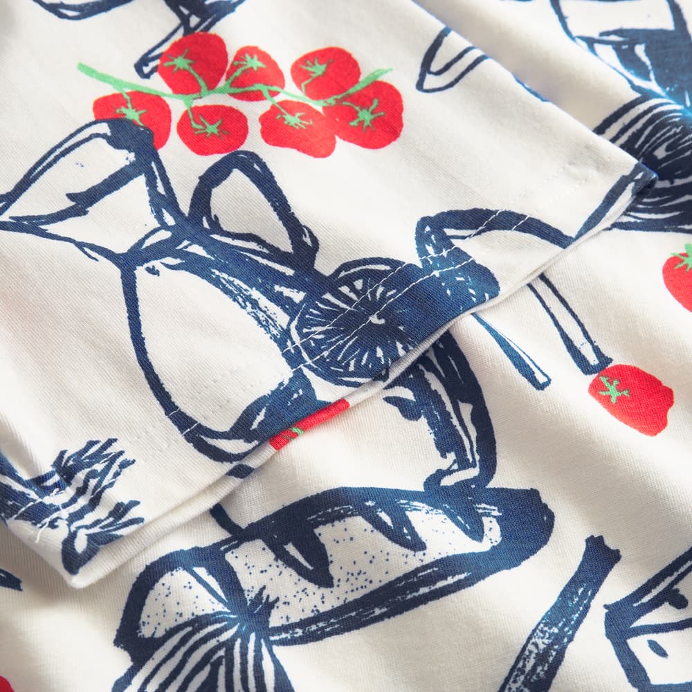 T-shirt Stockholm Dinner Time Blue