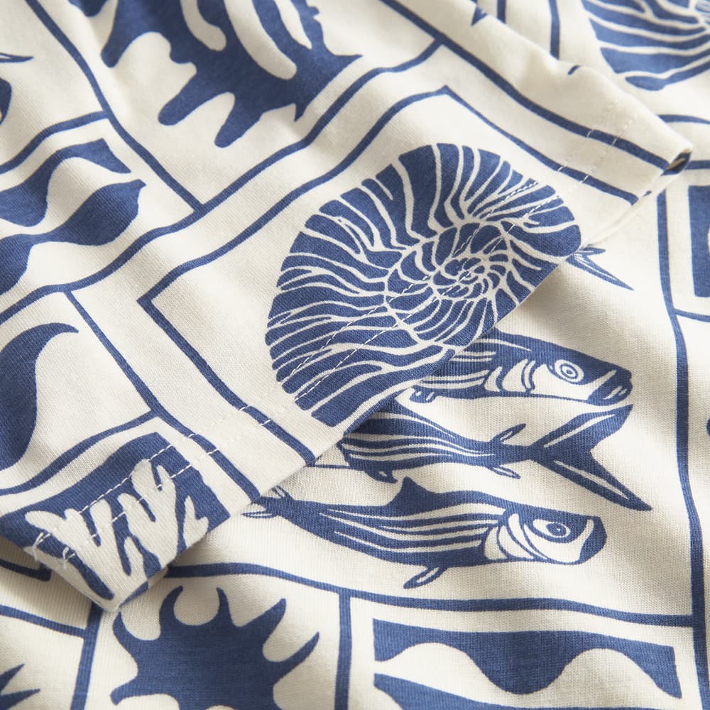 T-shirt Stockholm Ocean Square  Blue