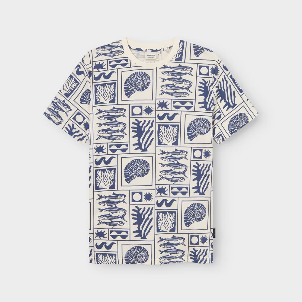 T-shirt Stockholm Ocean Square  Blue