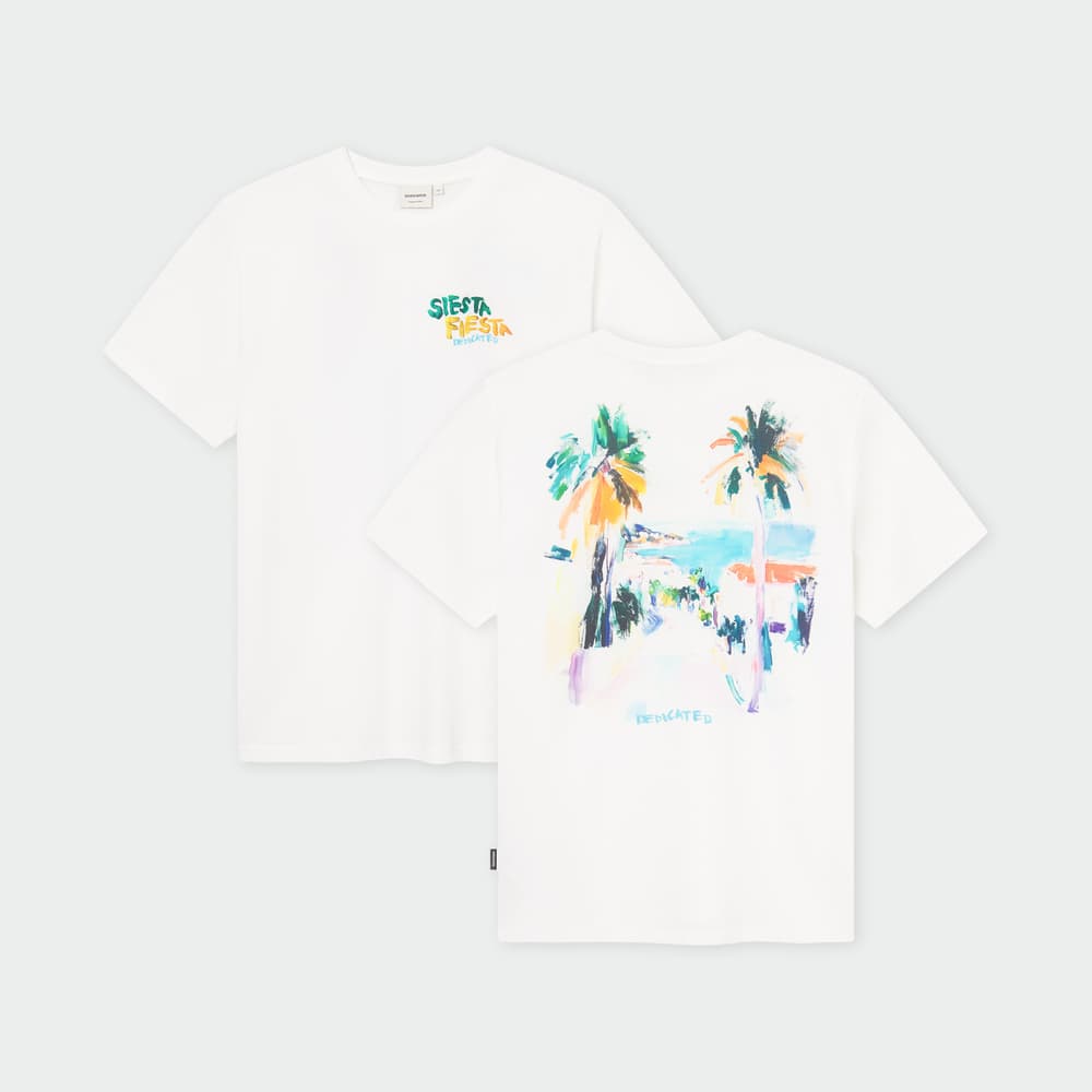 T-shirt Stockholm Siesta Fiesta View Off-White