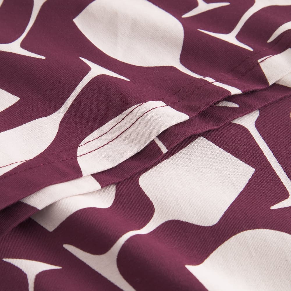 T-shirt Stockholm Wine Cups Fig Red