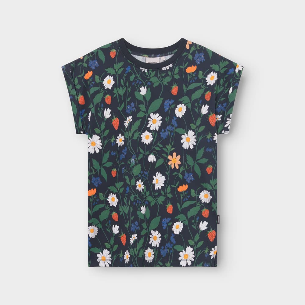 T-shirt Visby Strawberry Field Black