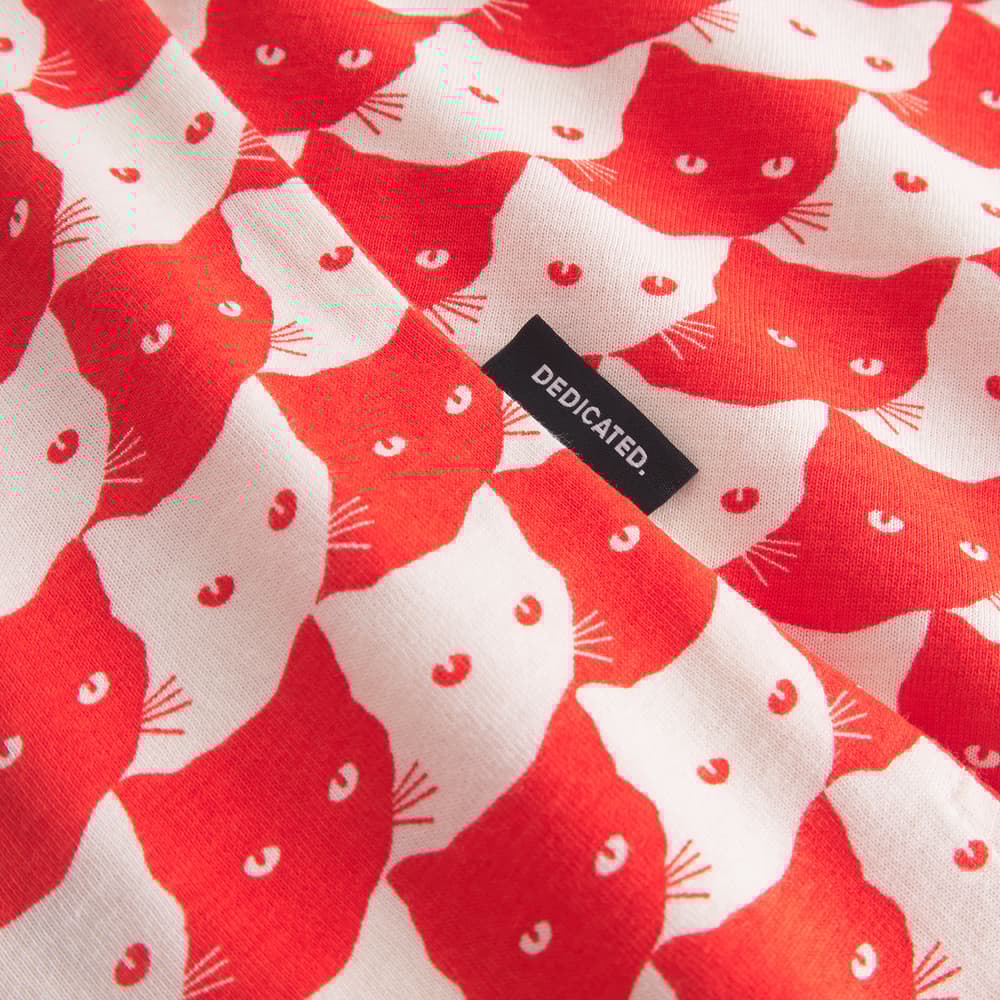 T-shirt Visby Pepita Cats Grenadine Red