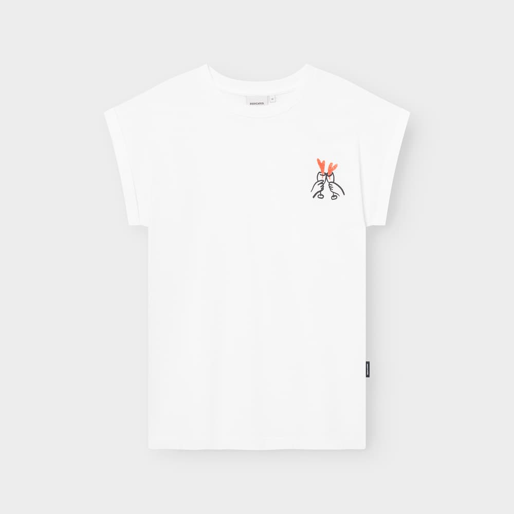 T-shirt Visby Heart Cheers White