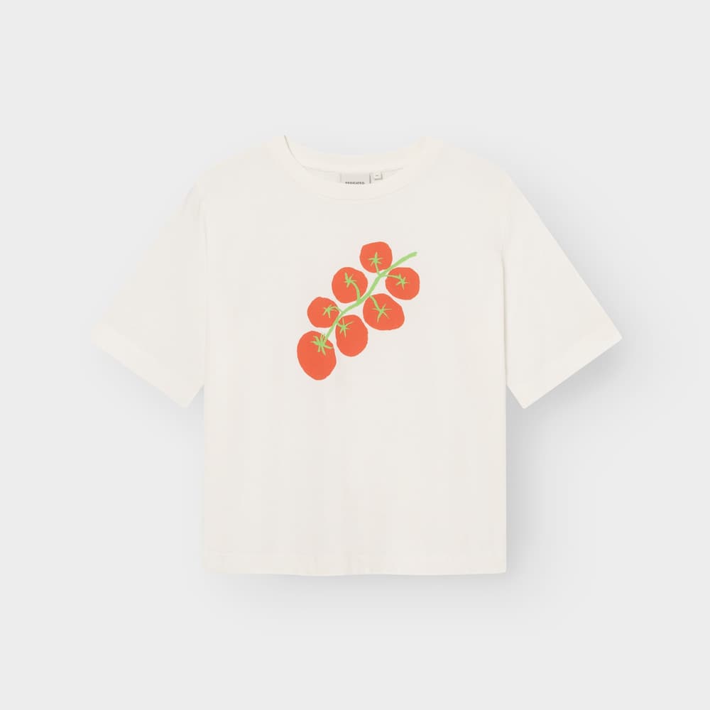 T-shirt Vadstena Tomato Off-White