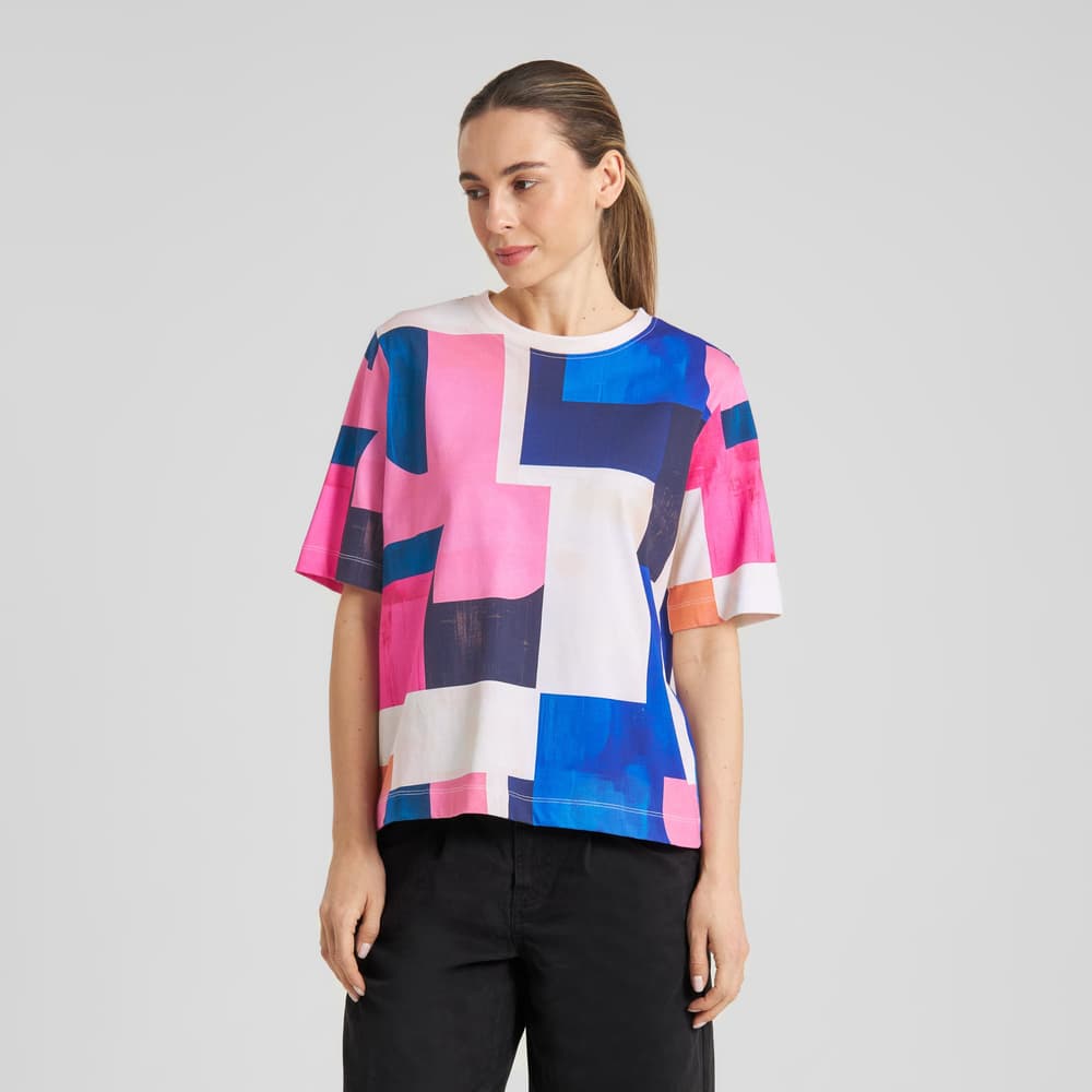 T-shirt Vadstena Abstract Block Multi Color
