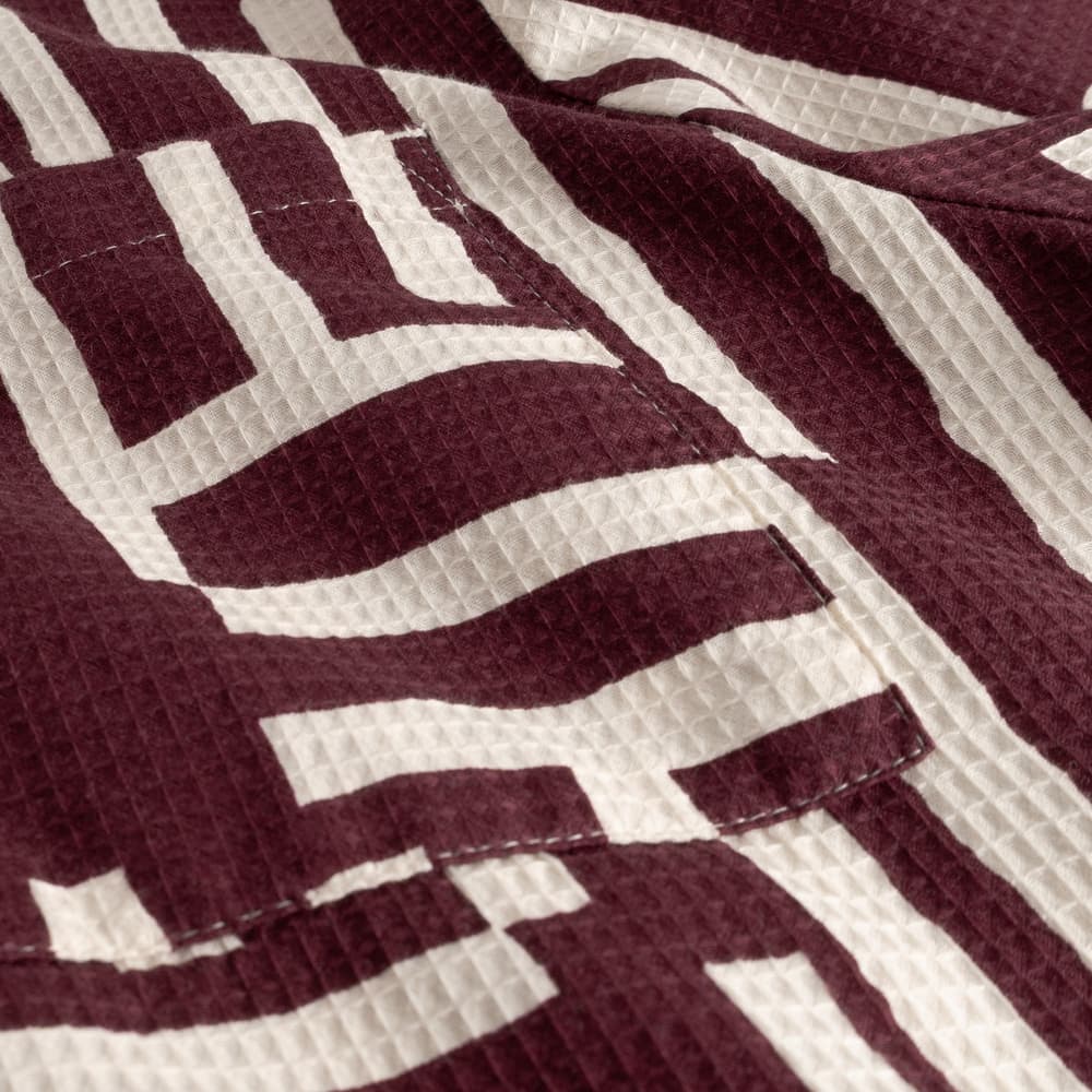 Shirt Marstrand Lines & Sticks Fig Red