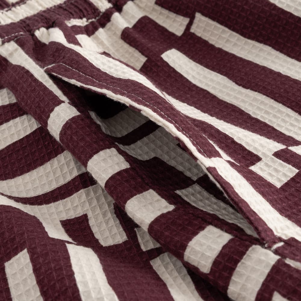 Shorts Aspudden Lines & Sticks Fig Red