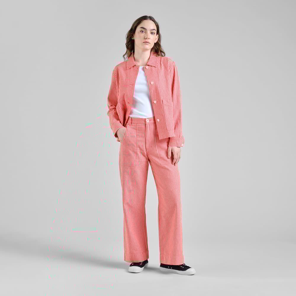 Workwear Pants Vara Work Stripe Grenadine Red
