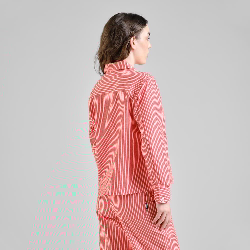 Jacket Stiby Work Stripe Grenadine Red