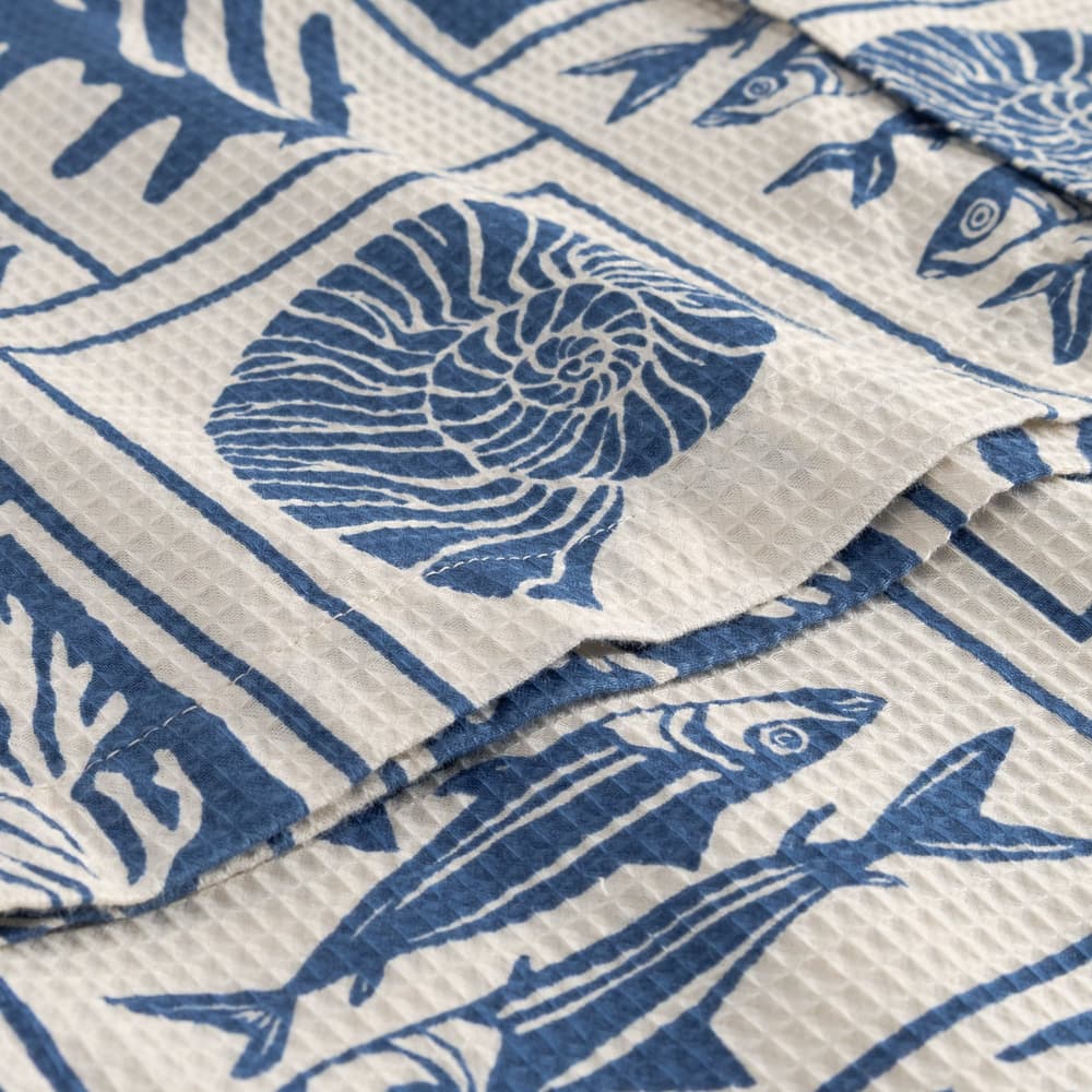 Shirt Marstrand Ocean Squares Oat White