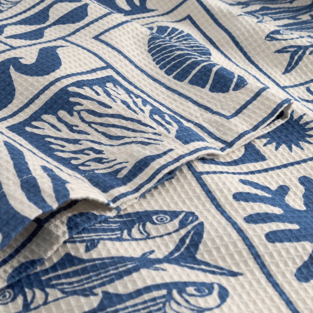 Shirt Marstrand Ocean Squares Oat White