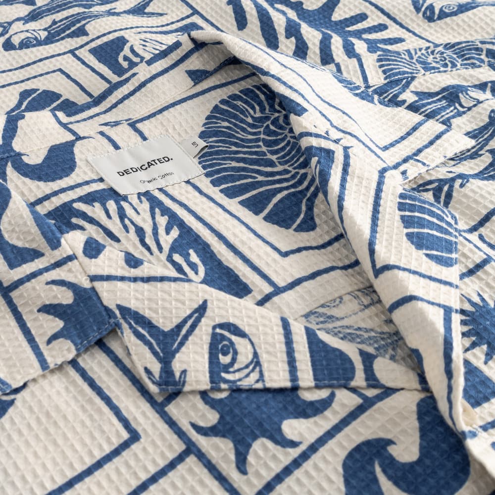 Shirt Marstrand Ocean Squares Oat White