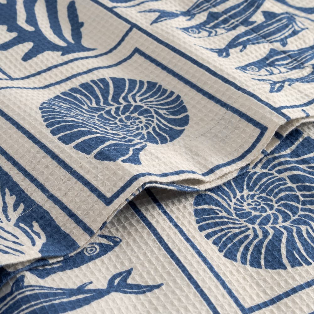 Shirt Dress Orrefors Ocean Squares Oat White