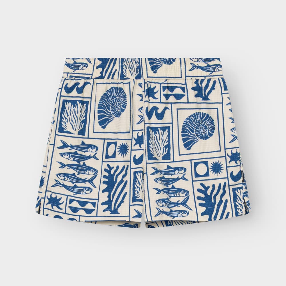 Shorts Aspudden Ocean Squares Oat White