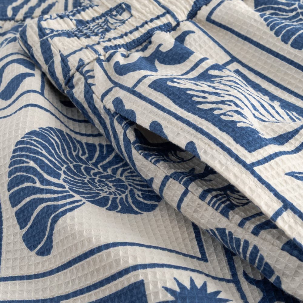 Shorts Aspudden Ocean Squares Oat White