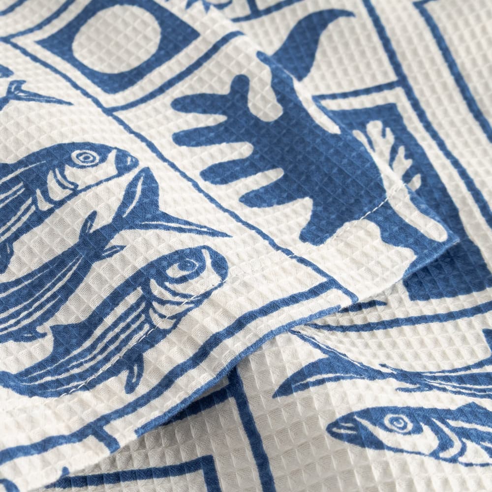 Shorts Essingen Ocean Squares Oat White