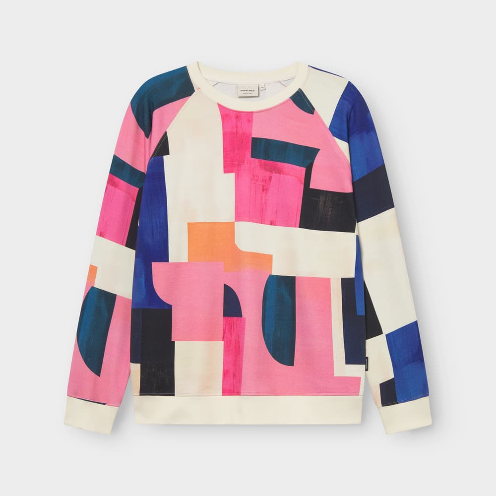 Sweatshirt Malmoe Abstract Block Multi Color