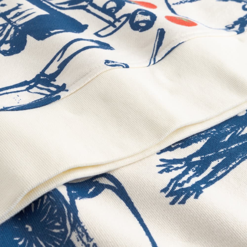 Sweatshirt Malmoe Dinner Time Oat White