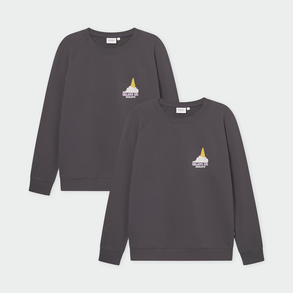 Sweatshirt Malmoe Gelato Life Charcoal