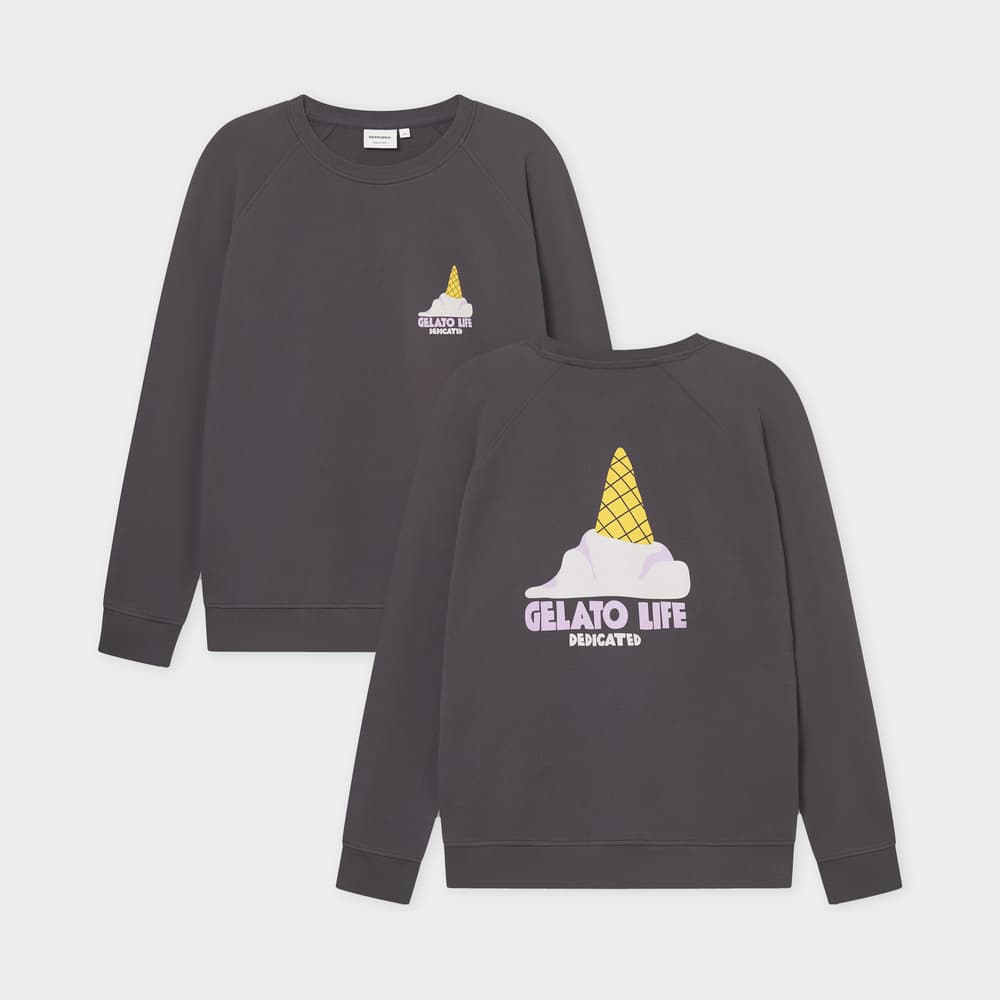 Sweatshirt Malmoe Gelato Life Charcoal