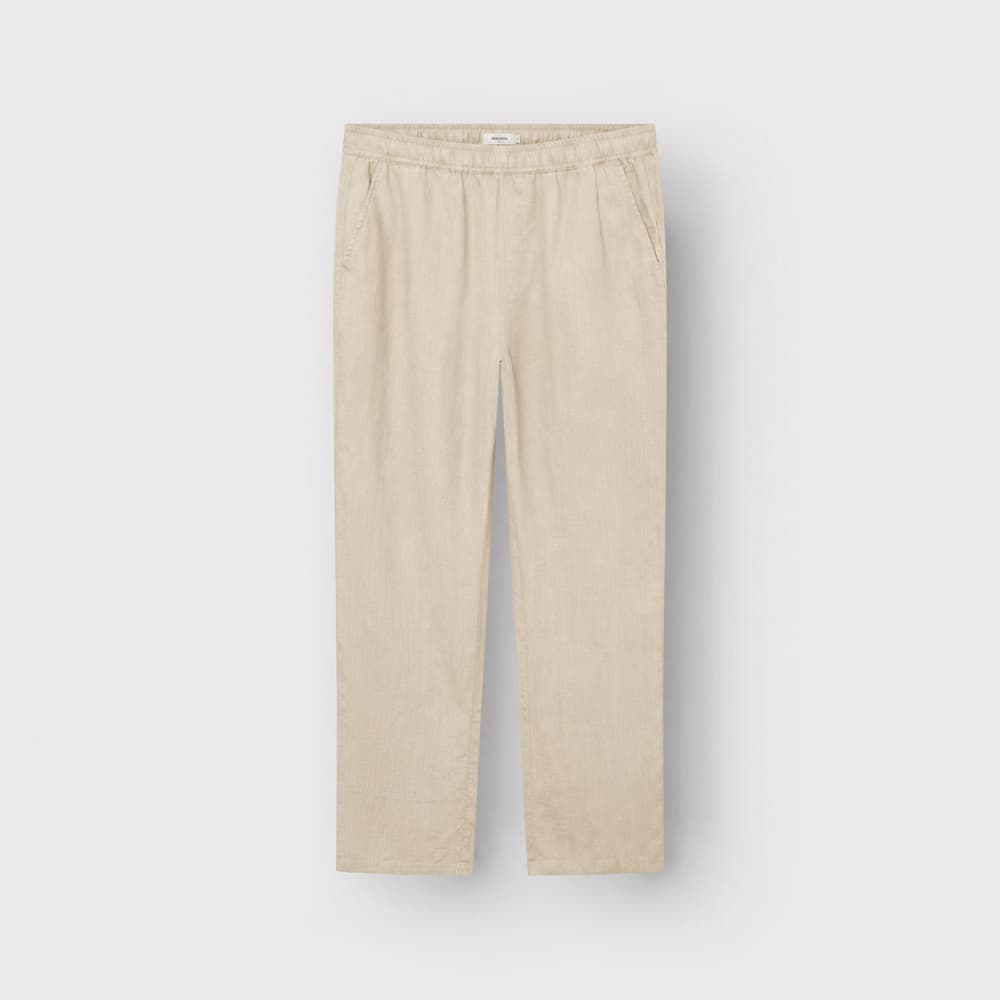 Pants Borrby Linen Ecru