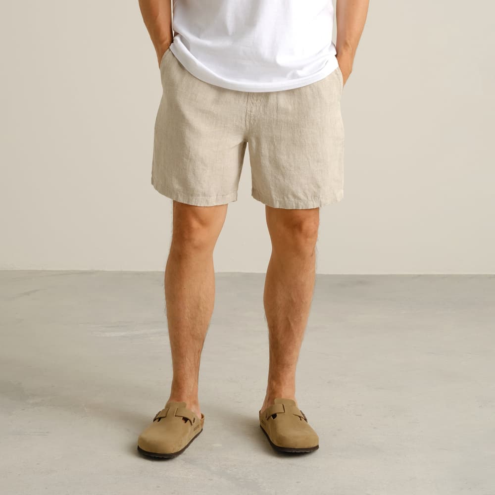 Shorts Sibbarp Linen Ecru