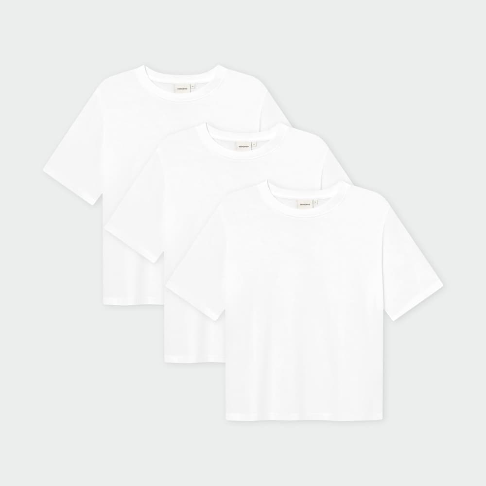 T-shirt Vadstena Base White 3-pack