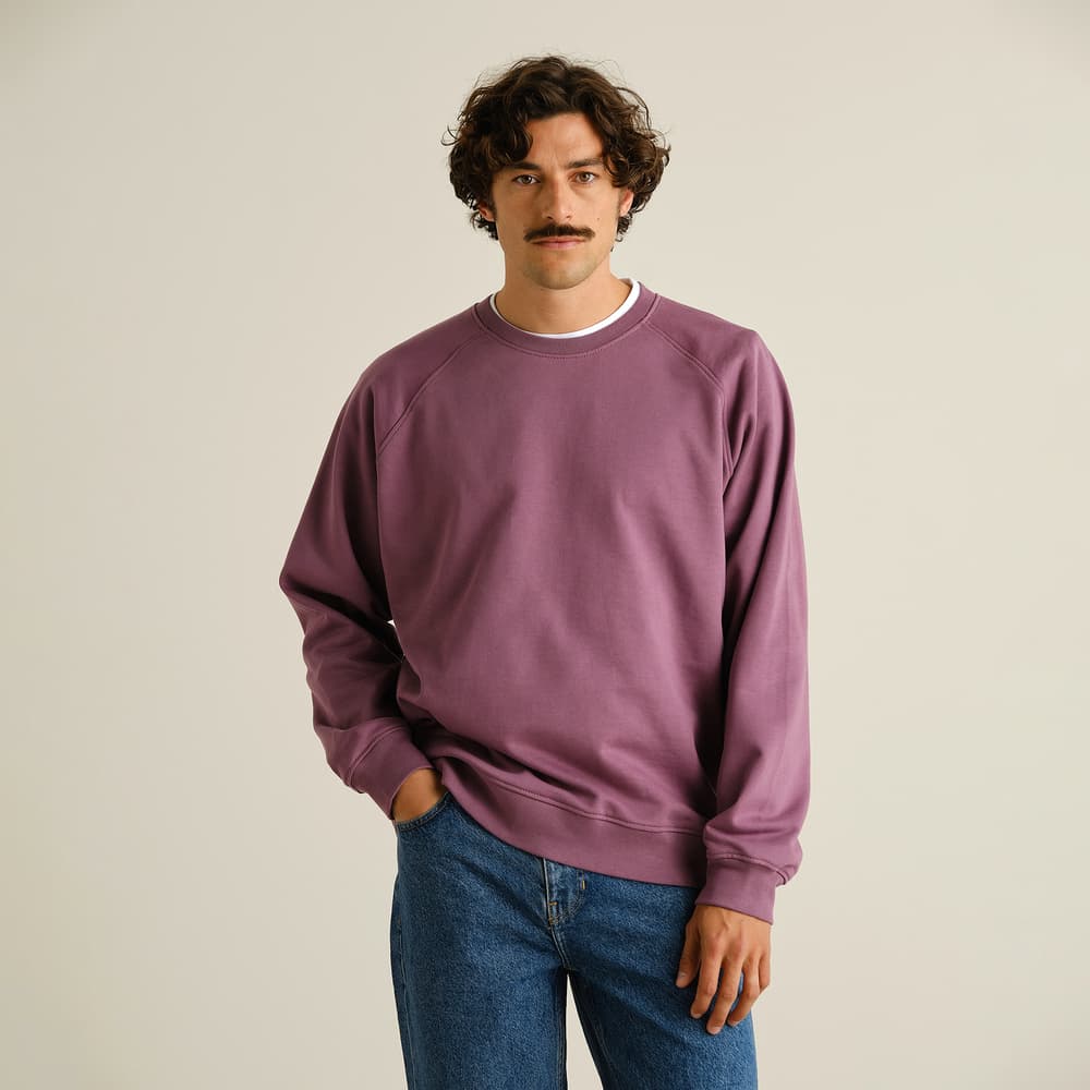 Sweatshirt Malmoe Base Berry Purple