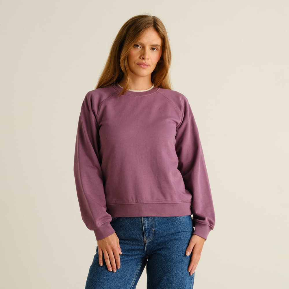 Sweatshirt Ystad Base Berry Purple