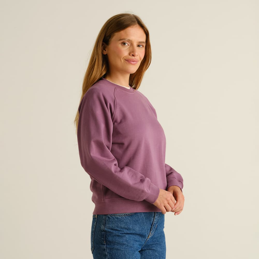 Sweatshirt Ystad Base Berry Purple